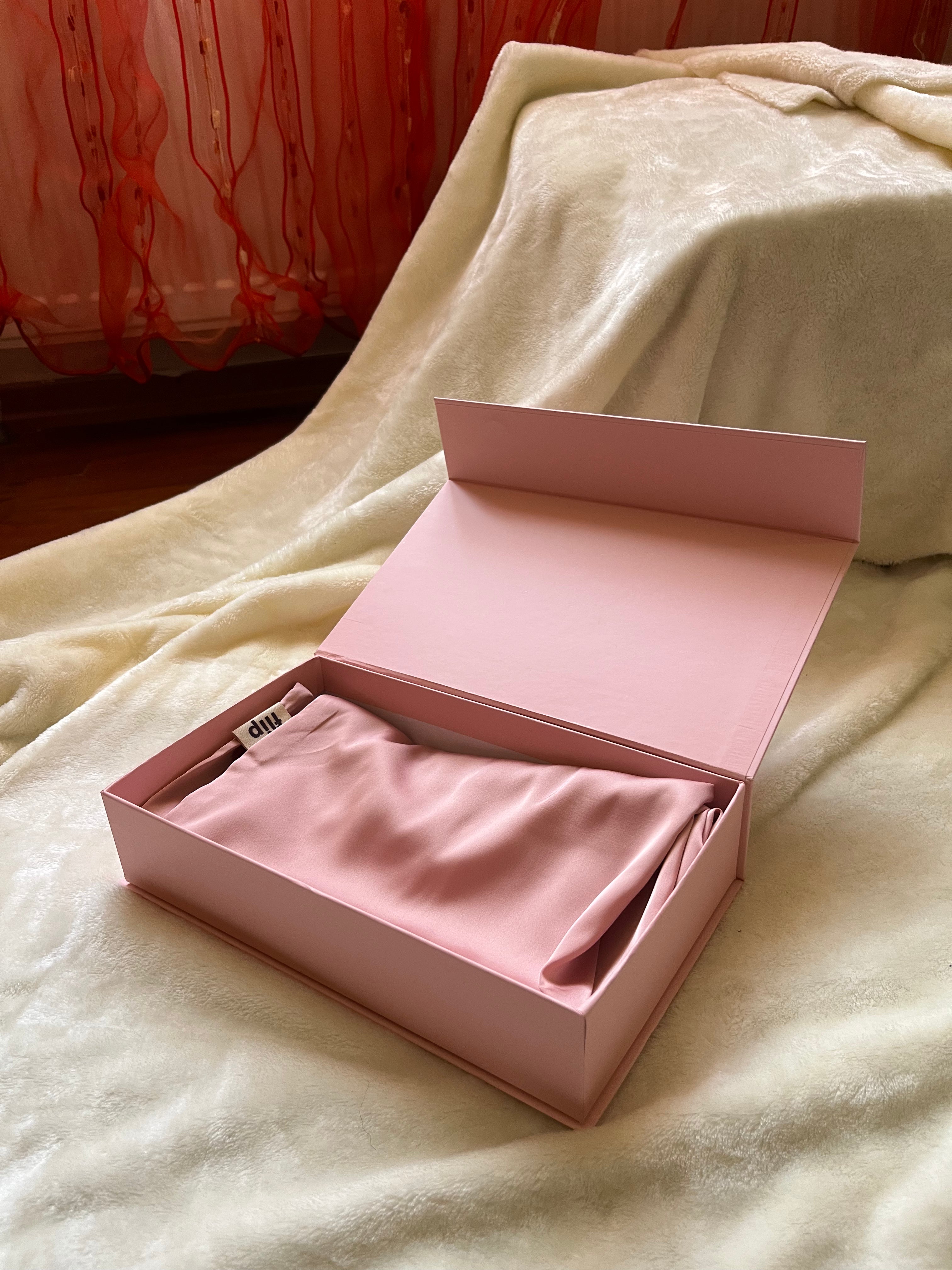 Dut İpek Toz Pembe Premium Yastık Kılıfı